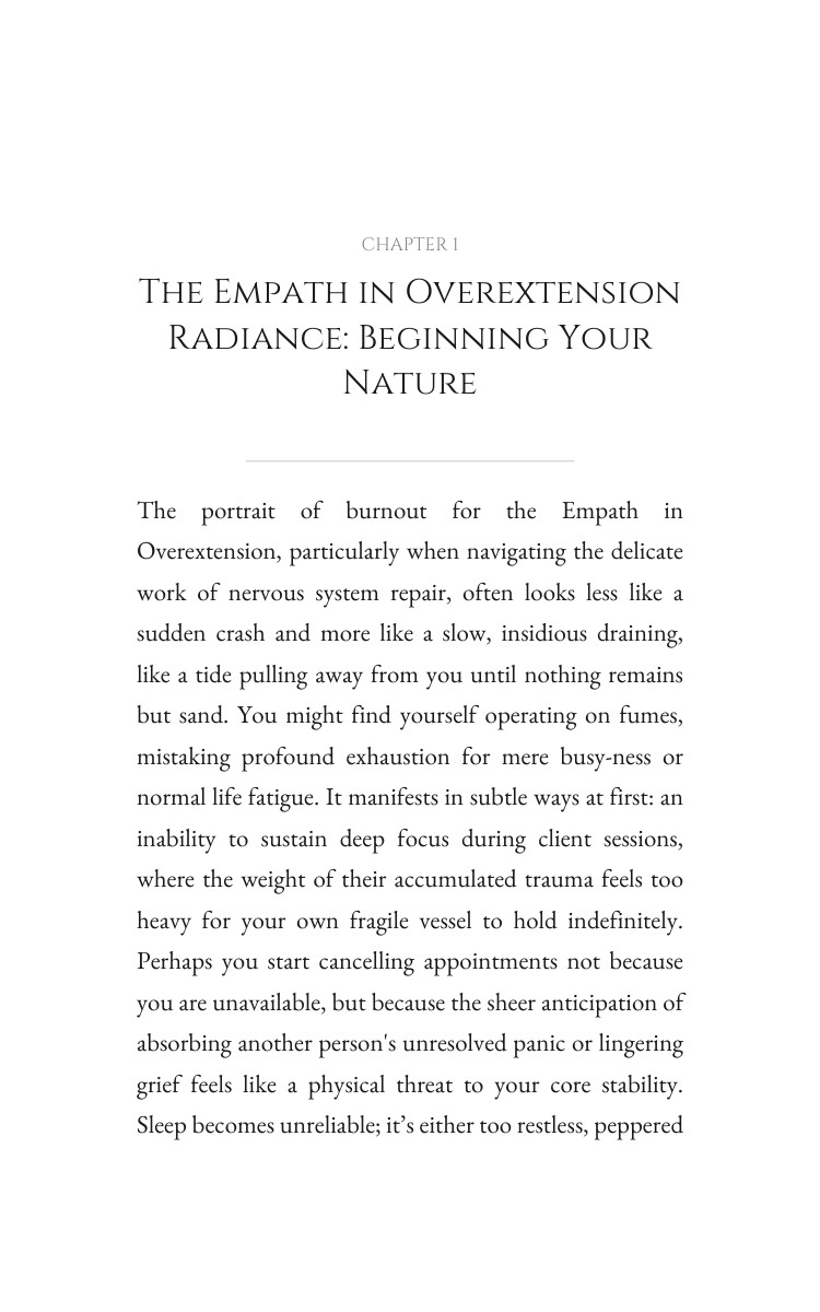 Empath in Overextension: Nervous System Repair Evolution: Ground Your Evolution interior preview