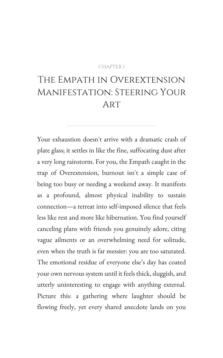 Empath in Overextension Social Withdrawal Guidebook: Your Trail Realized interior preview