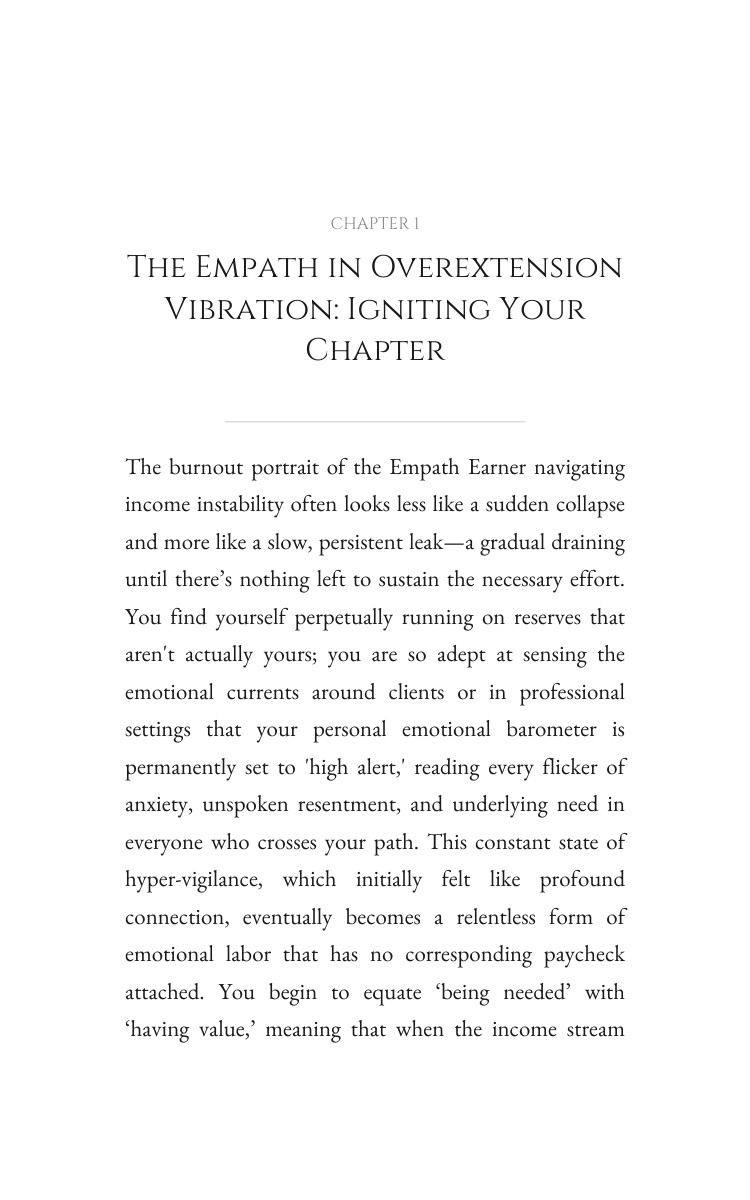 Empath in Overextension: Your Income Instability Journey: Establish Your Growth interior preview