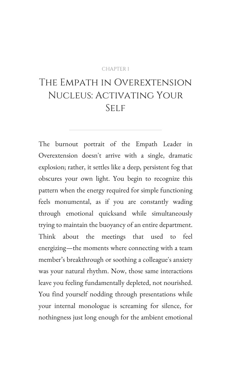 Empath in Overextension: Your Leadership Stress Mastery: Intensify Your Quest interior preview
