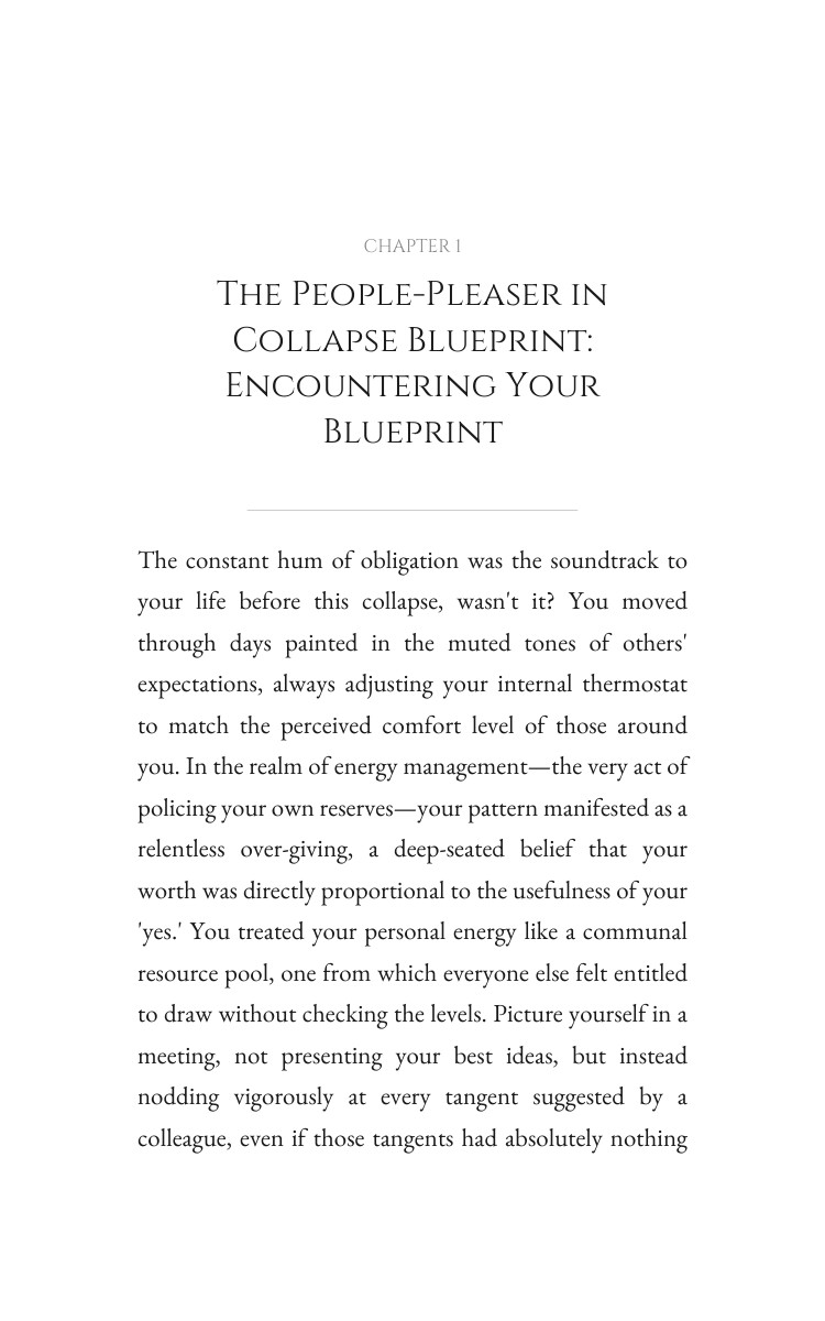 Energy Management Protocol: People-Pleaser in Collapse: Channel Your Field interior preview