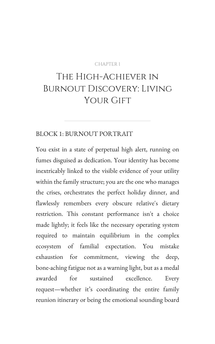 Family Expectations Playbook: High-Achiever in Burnout: Claim Your Design interior preview