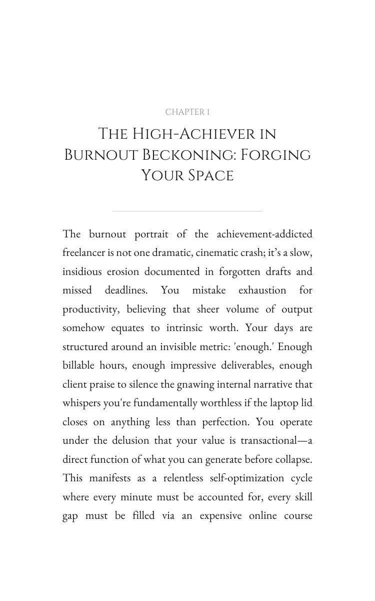 Freelance Overwhelm System for High-Achiever in Burnout: Strengthen Your Dream interior preview