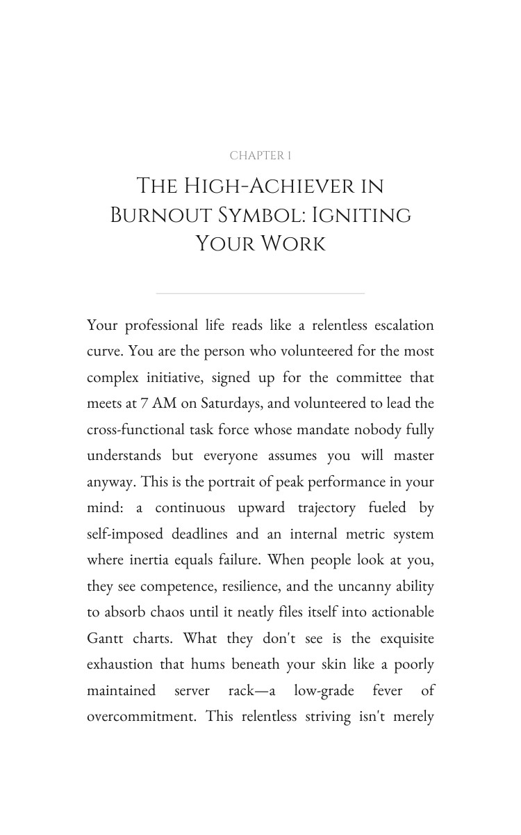 High-Achiever in Burnout Decision Paralysis: Complete Guide: Engineer Your Transition interior preview