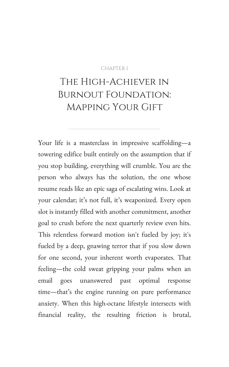 High-Achiever in Burnout Financial Shame Protocol: Prioritize Your Being interior preview