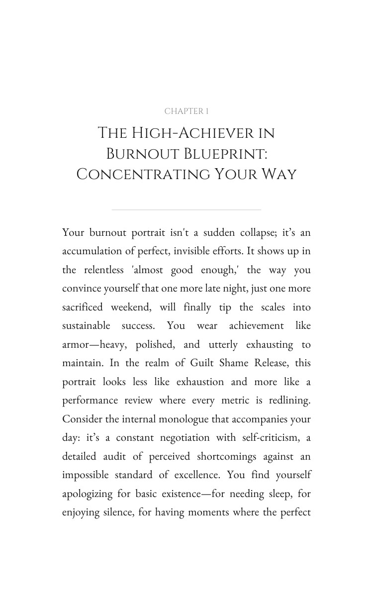 High-Achiever in Burnout Guilt Shame Release Decoded: Your Labor Magnified interior preview