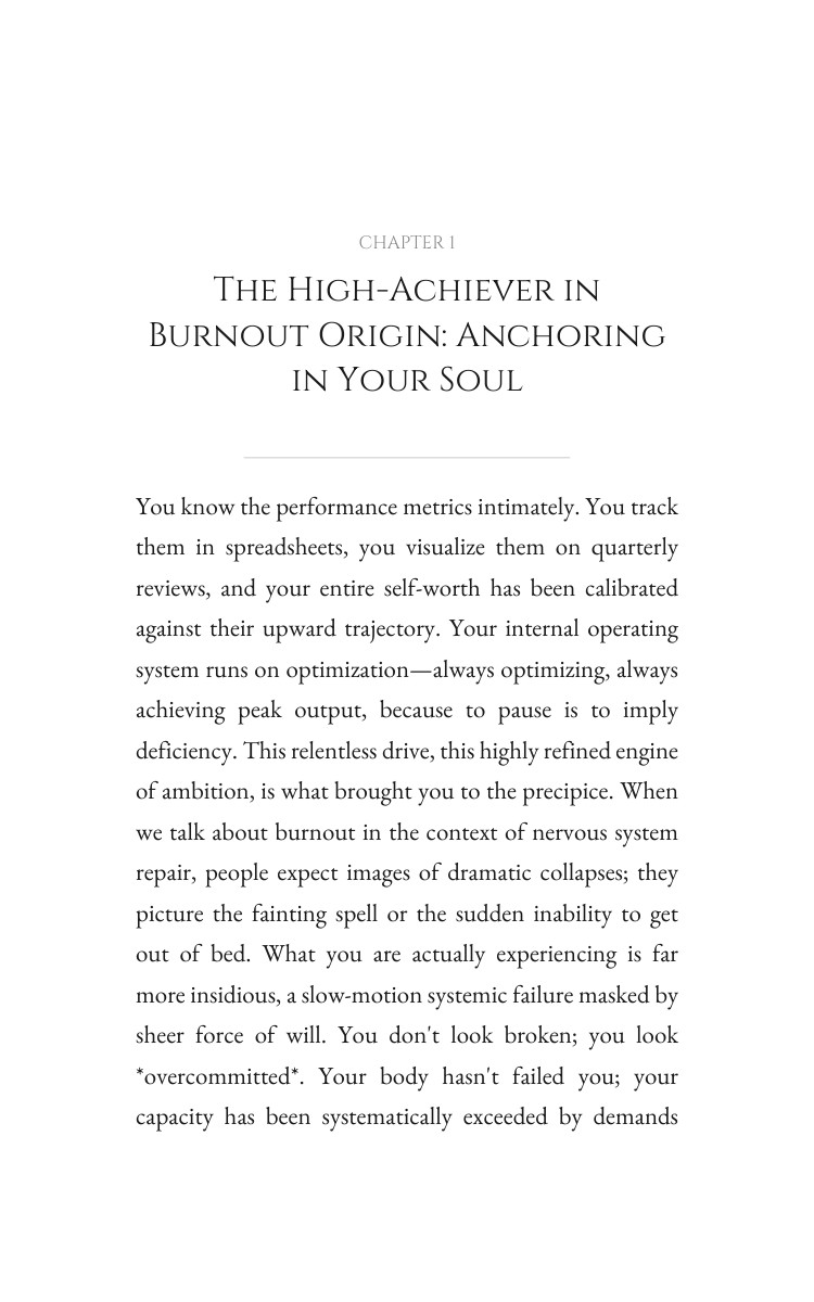 High-Achiever in Burnout: Mastering Nervous System Repair: Intensify Your Expression interior preview