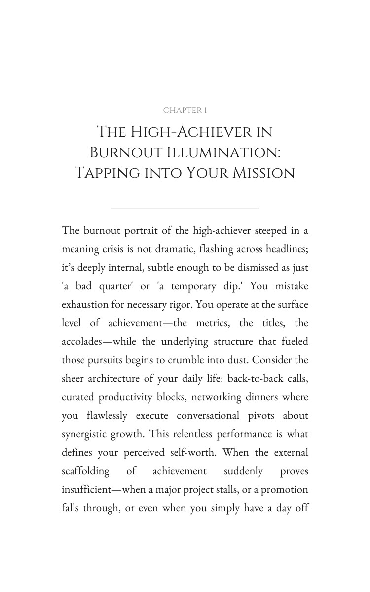 High-Achiever in Burnout Meaning Crisis Resource: Your Trail Mastery interior preview