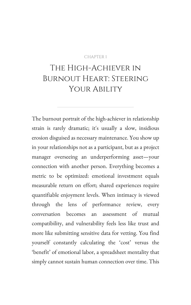 High-Achiever in Burnout: Your Relationship Strain Mastery: Your Direction Manifested interior preview