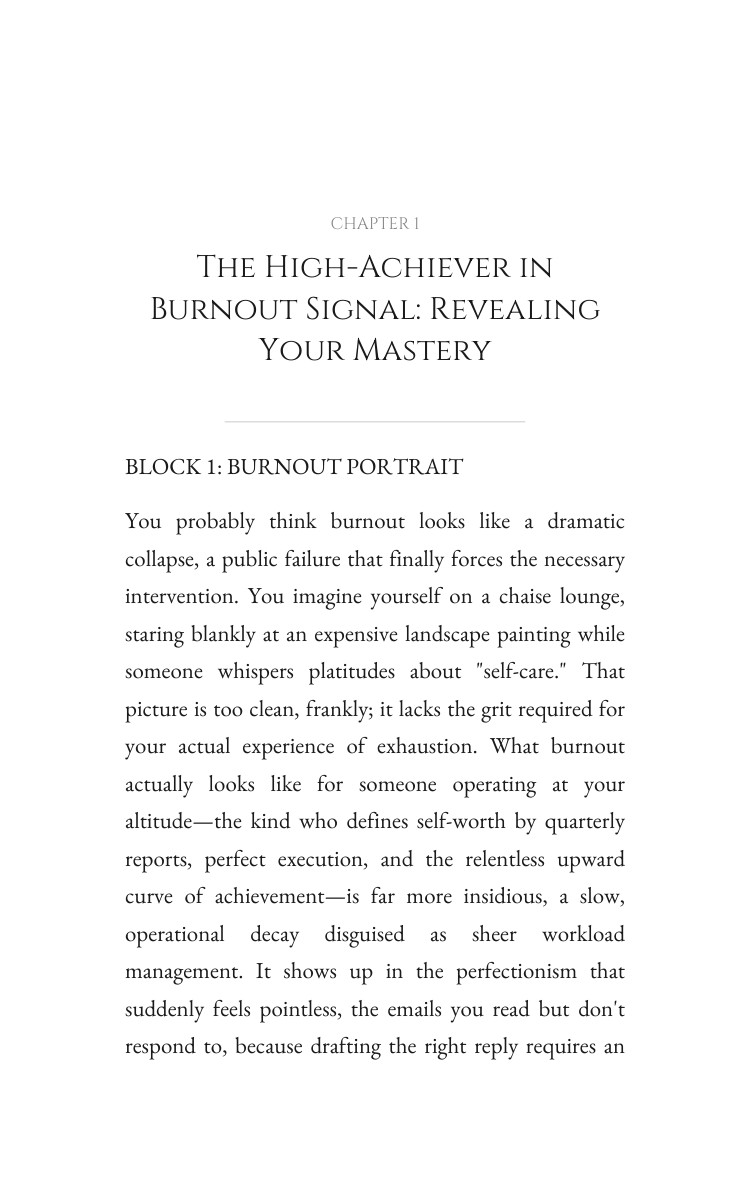 High-Achiever in Burnout: Your Rest Without Guilt Mastery: Your Hope Awakened interior preview