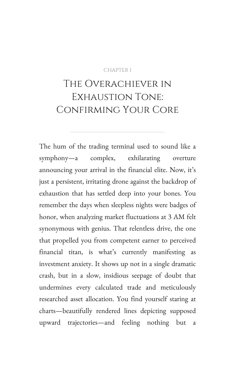 Investment Anxiety Journey: Overachiever in Exhaustion: Your Power Energized interior preview