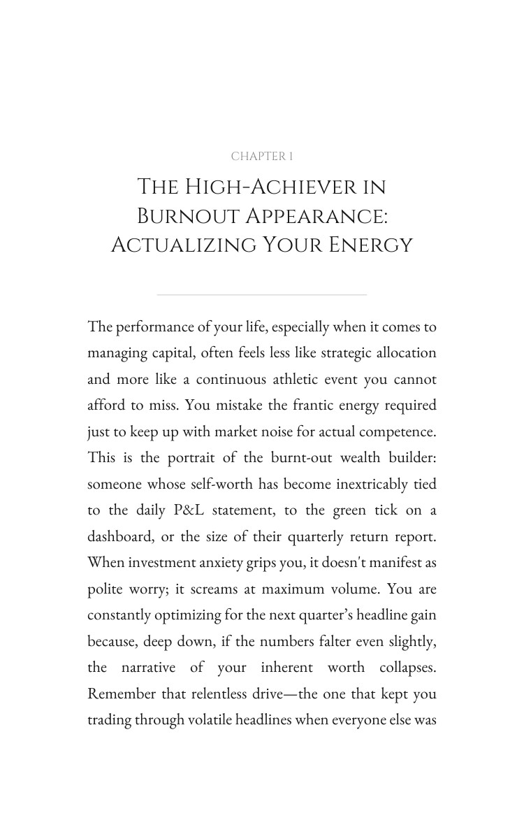 Investment Anxiety Mastery: High-Achiever in Burnout: Transform Your Existence interior preview
