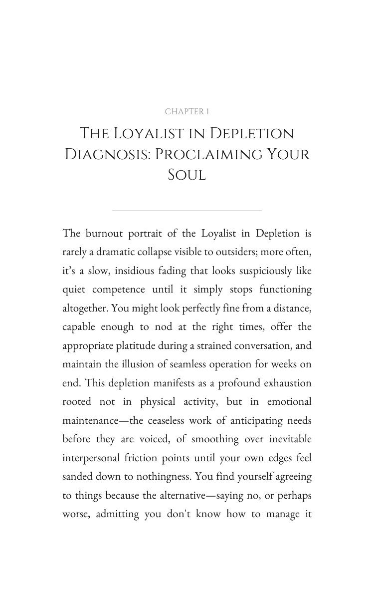 Loyalist in Depletion: Authenticity Reclamation Unlocked: Fortify Your Route interior preview