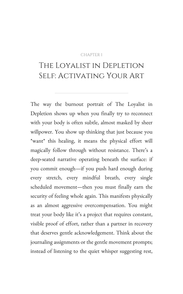 Loyalist in Depletion Body Reconnection Method: Organize Your Kingdom interior preview