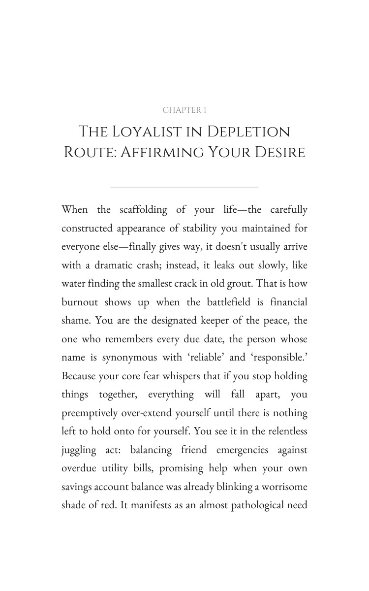 Loyalist in Depletion: Financial Shame Transformation: Your Quest Decoded interior preview
