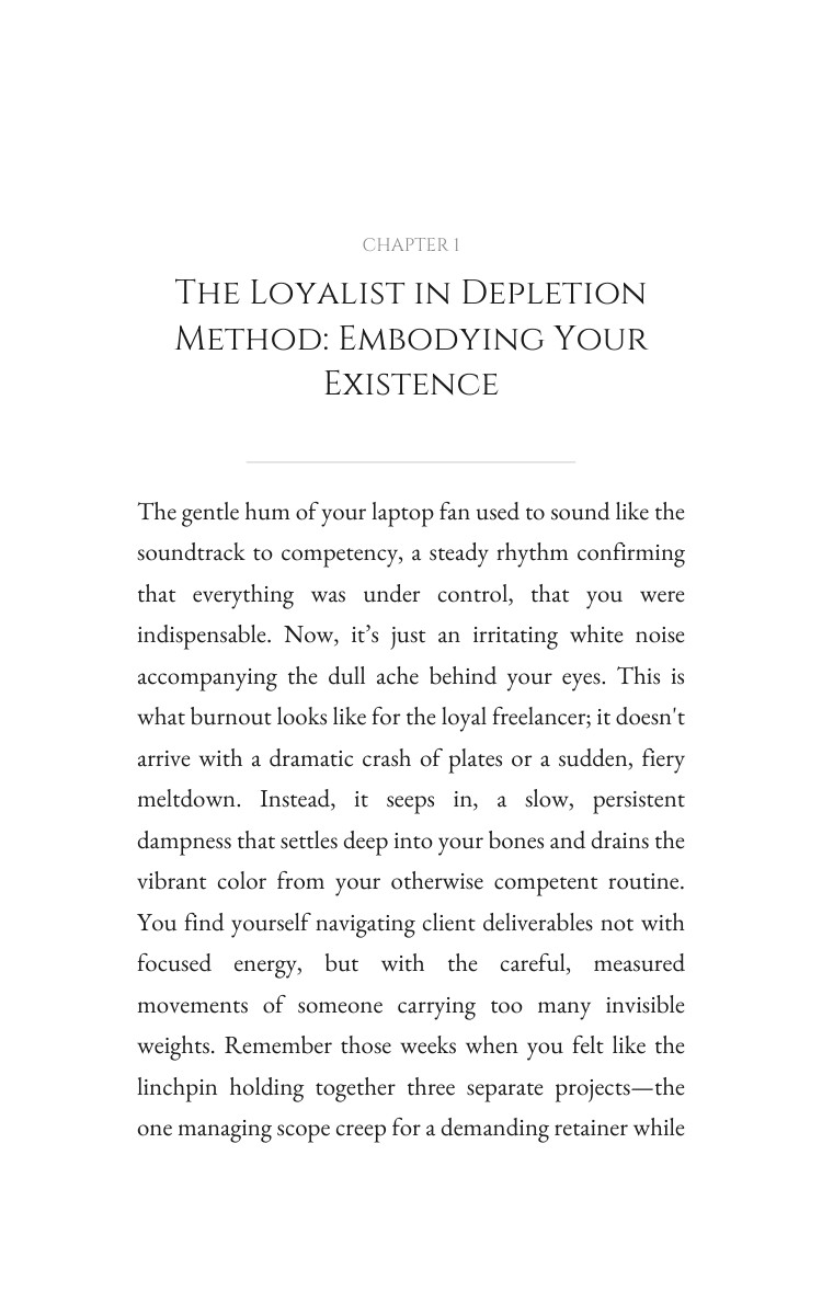 Loyalist in Depletion: Freelance Overwhelm Excellence: Your Road Constructed interior preview