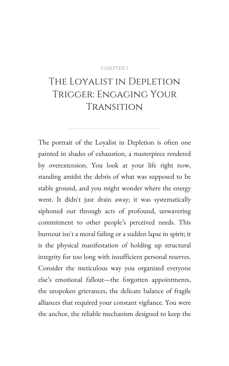 Loyalist in Depletion Identity Reconstruction Guide: Your Story Perfected interior preview