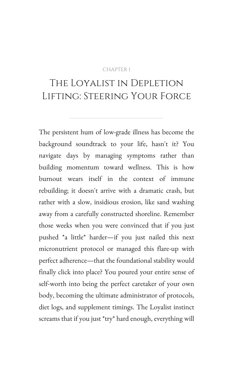 Loyalist in Depletion Immune Rebuilding Optimization Guide: Your Identity Manifested interior preview