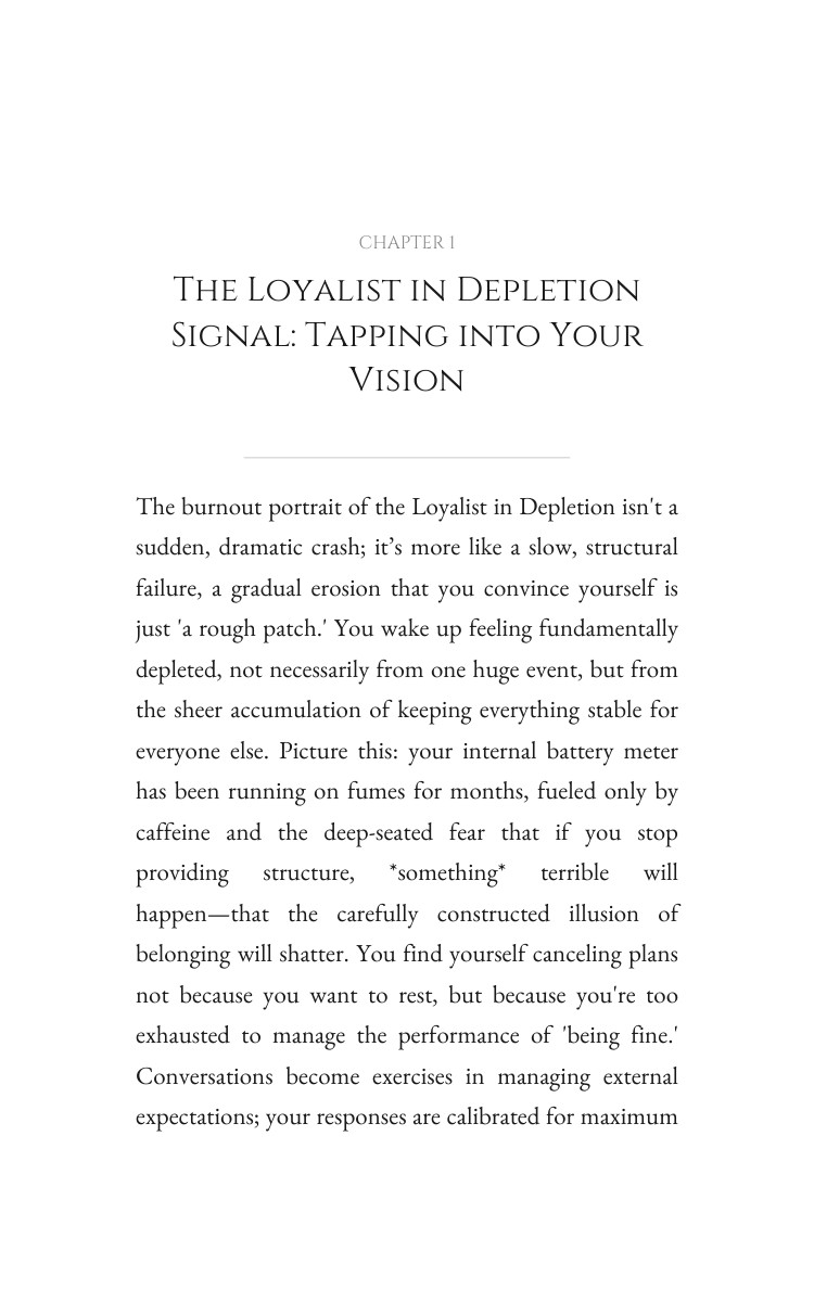 Loyalist in Depletion Meaning Crisis Accelerator: Leverage Your Vitality interior preview