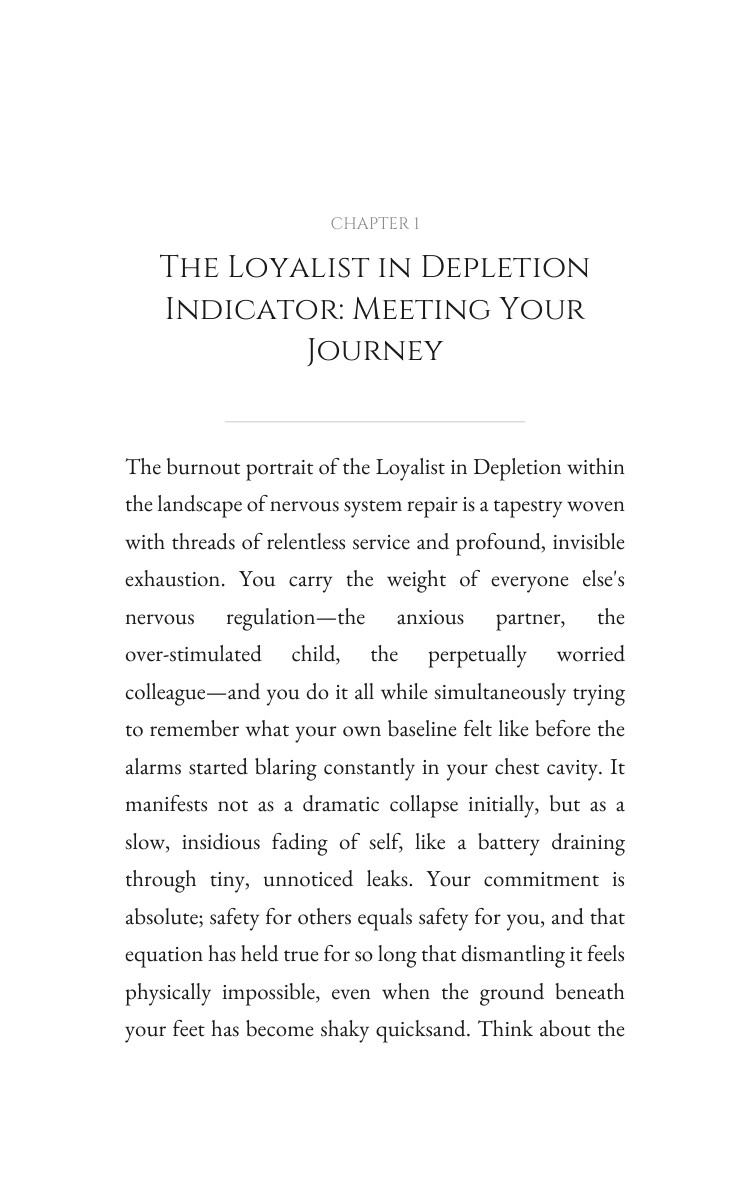 Loyalist in Depletion Nervous System Repair Protocol: Navigate Your Flow interior preview