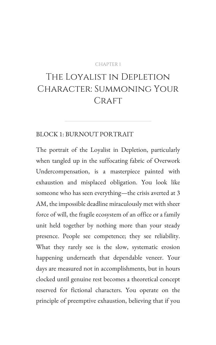 Loyalist in Depletion Overwork Undercompensation: Practical Guide: Your Truth Refined interior preview