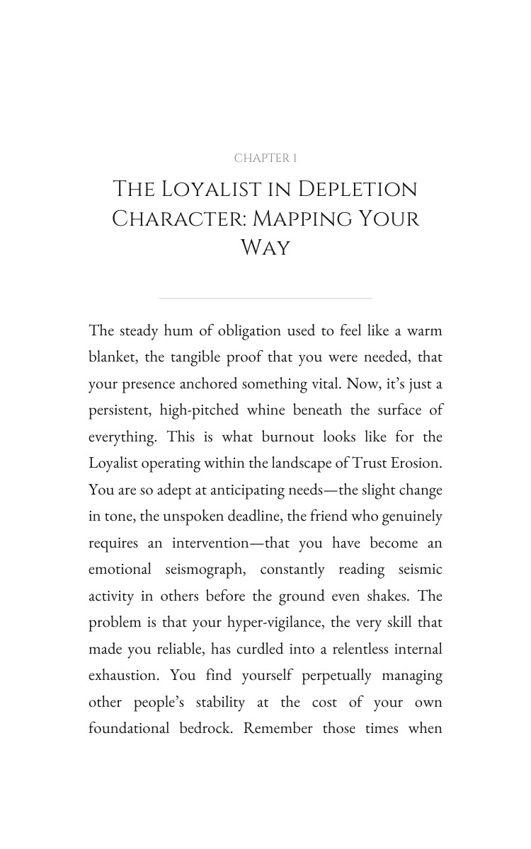 Loyalist in Depletion Trust Erosion Method: Command Your Road interior preview