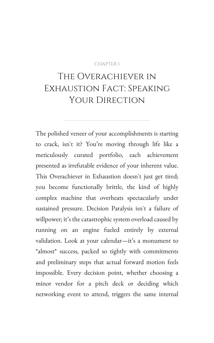 Mastering Decision Paralysis: Overachiever in Exhaustion Way: Unblock Your Change interior preview