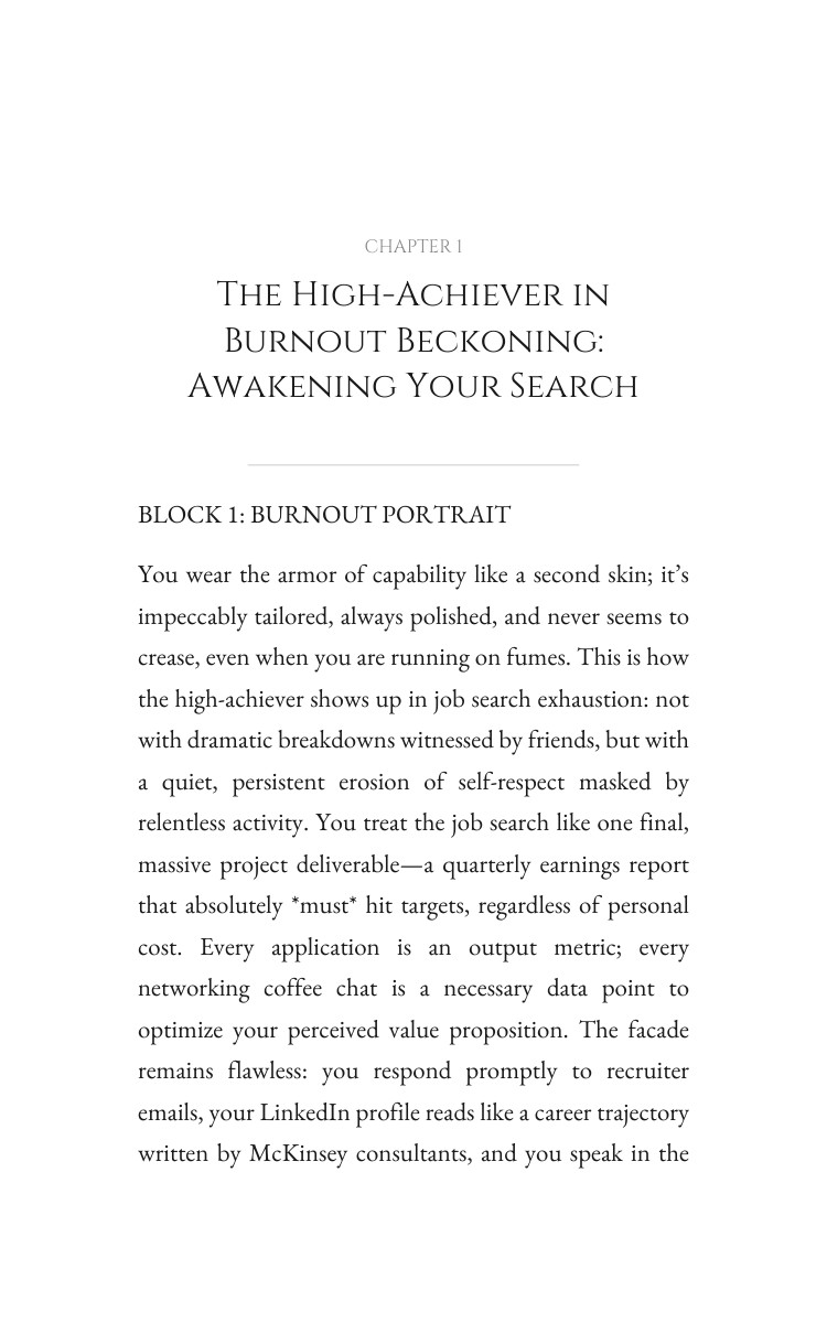 Mastering Job Search Exhaustion: High-Achiever in Burnout Way: Accelerate Your Design interior preview