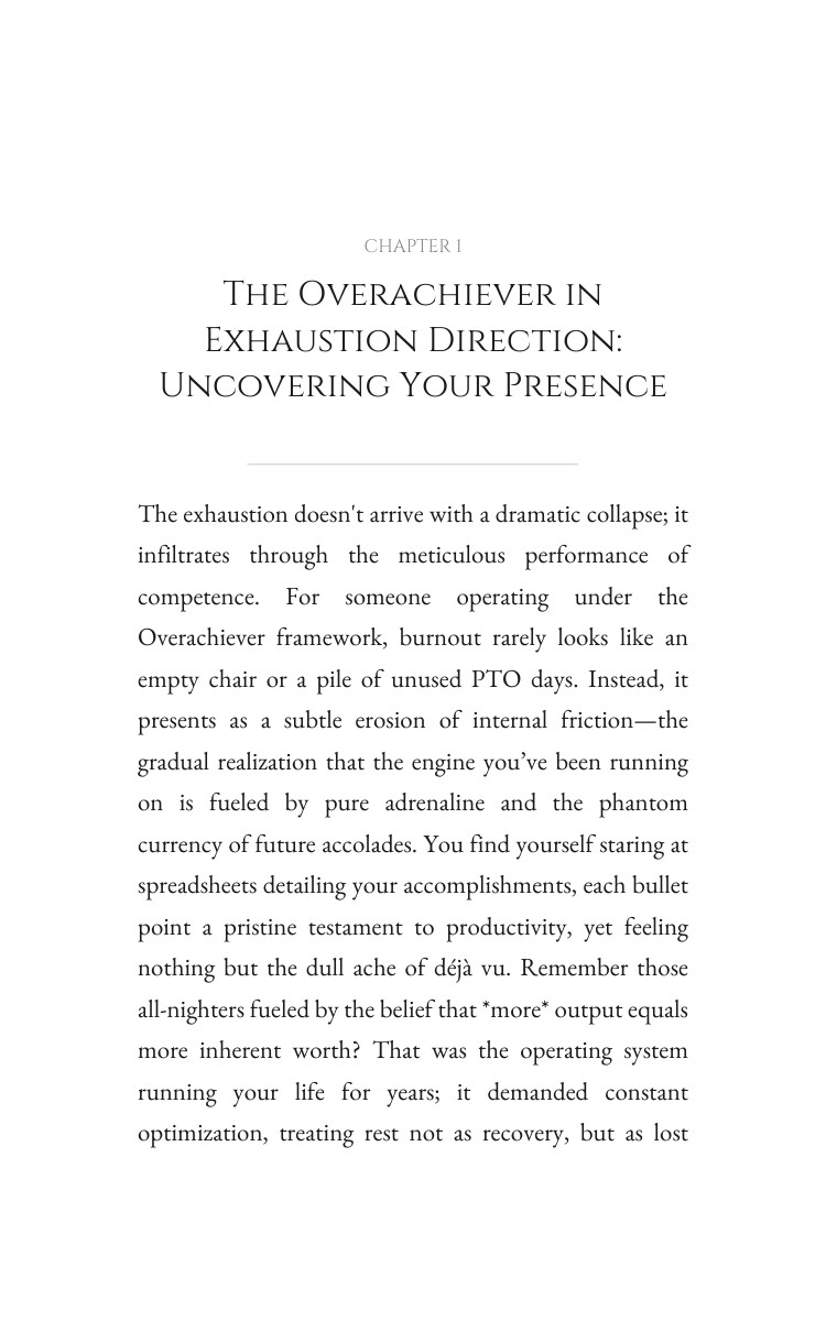 Overachiever in Exhaustion Career Pivot Toolkit: Expand Your Movement interior preview