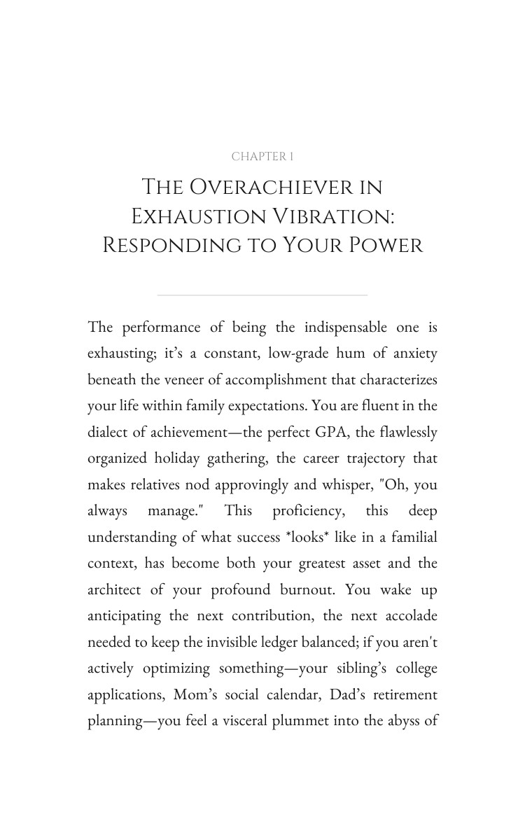 Overachiever in Exhaustion Family Expectations Resource: Your Soul Elevated interior preview