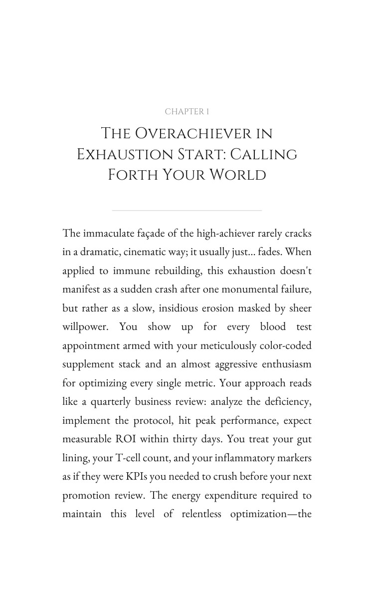 Overachiever in Exhaustion Immune Rebuilding Manual: Deepen Your Advancement interior preview
