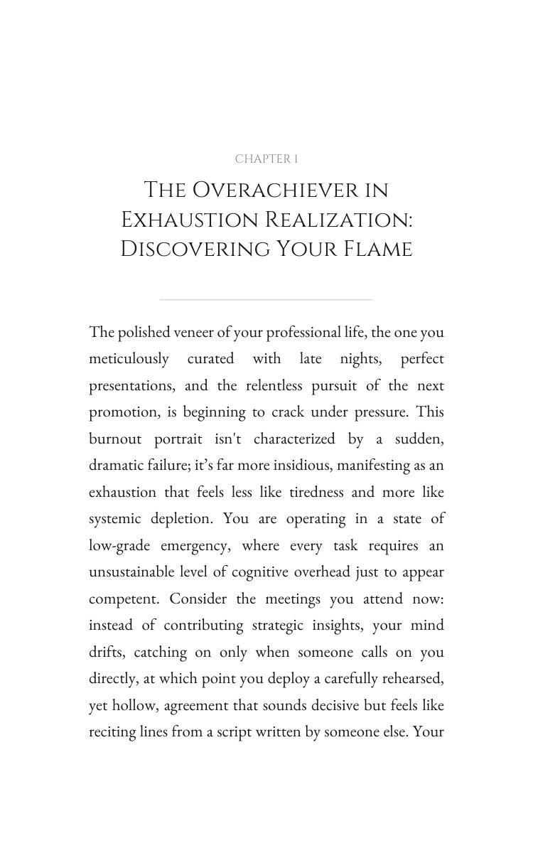 Overachiever in Exhaustion Leadership Stress: Your Success Map: Direct Your Aspiration interior preview