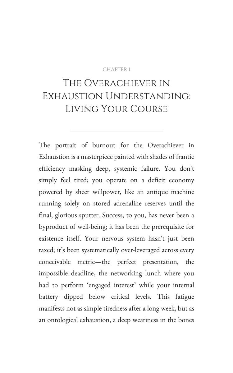 Overachiever in Exhaustion: Nervous System Repair Integration: Your Craft Elevated interior preview