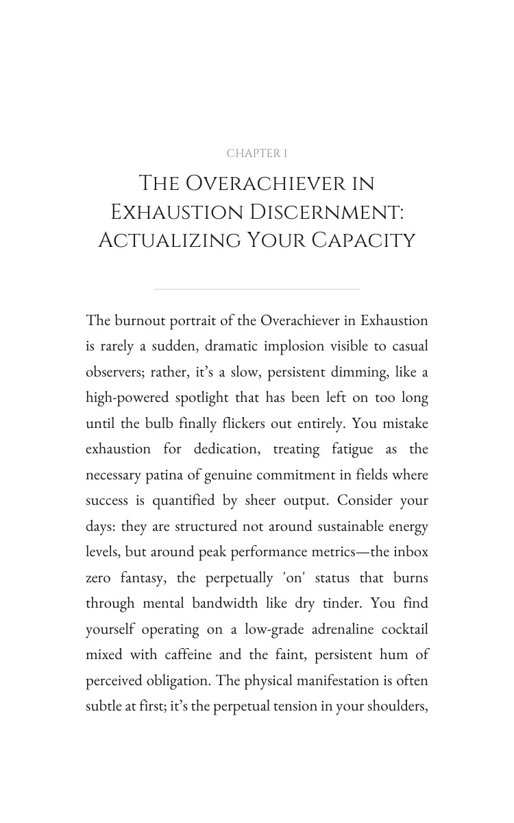 Overachiever in Exhaustion Overwork Undercompensation: Essential Guide: Your Expression Strategy interior preview