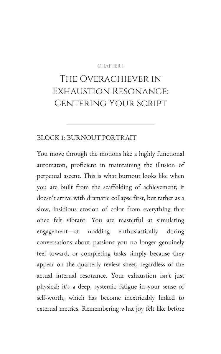 Overachiever in Exhaustion: Passion Loss Blueprint: Prioritize Your Growth interior preview