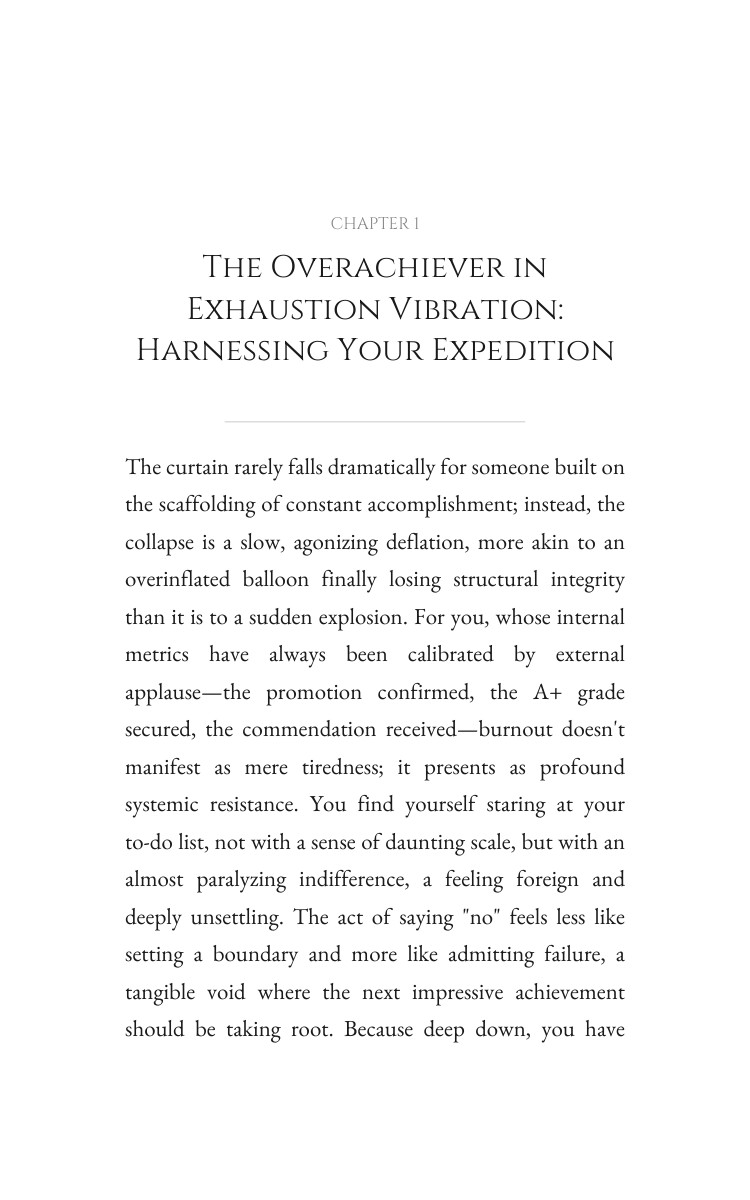 Overachiever in Exhaustion Setting Boundaries Method: Your Discipline Revolution interior preview