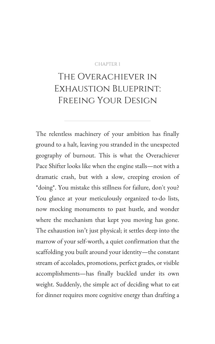 Overachiever in Exhaustion Sustainable Pace Building Breakthrough Guide: Target Your Shift interior preview