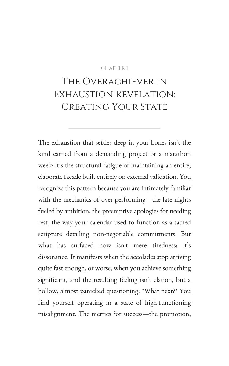 Overachiever in Exhaustion: Values Misalignment Transformation: Your Progress Strengthened interior preview