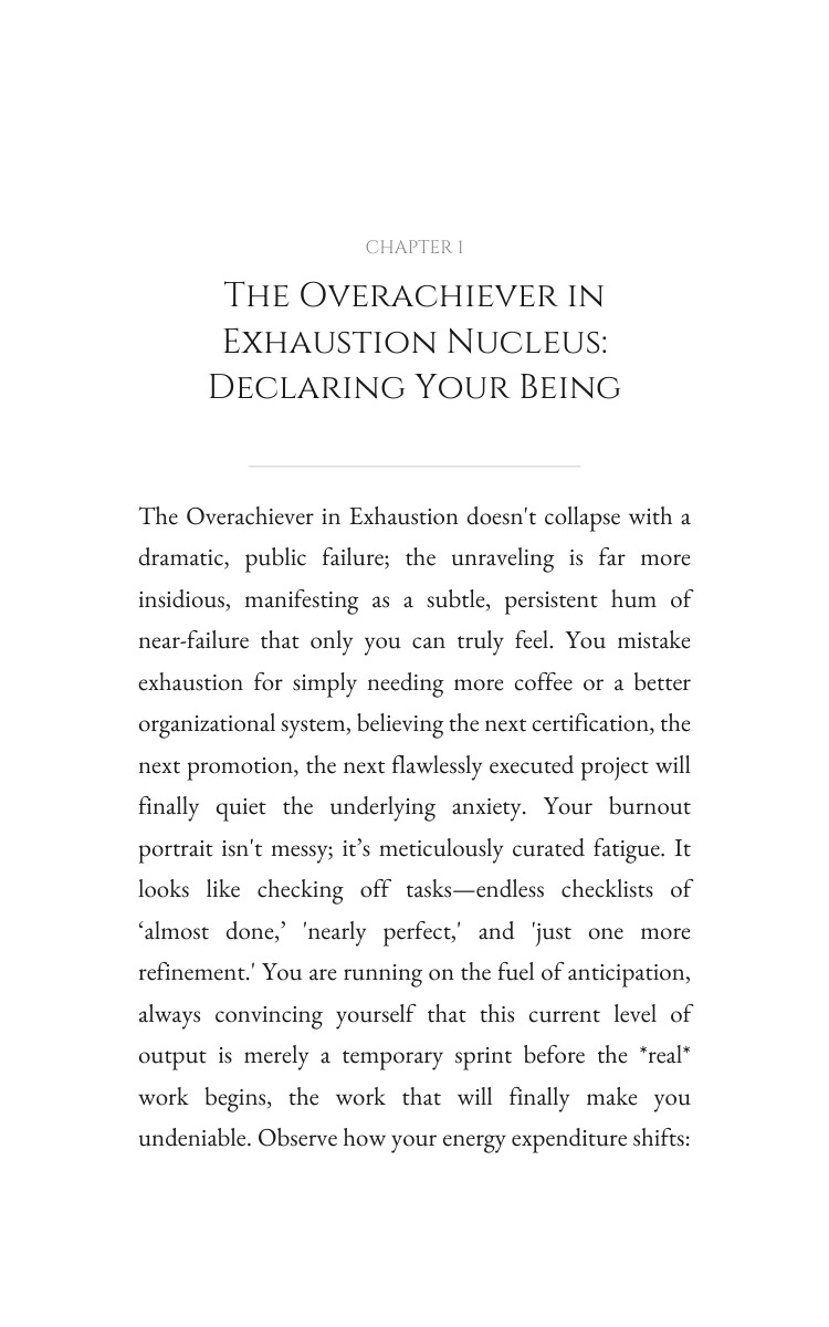 Overwhelm Management Playbook: Overachiever in Exhaustion: Your State Forged interior preview