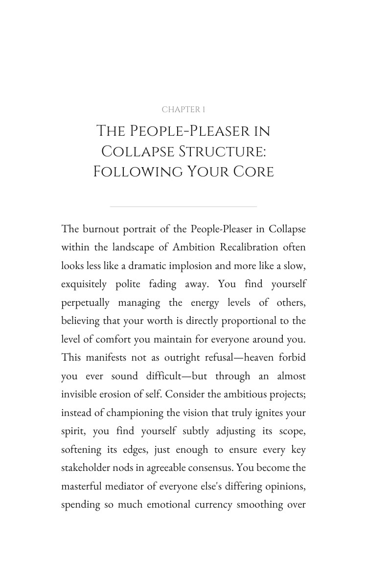 People-Pleaser in Collapse Ambition Recalibration Revolution: Your Life Activated interior preview