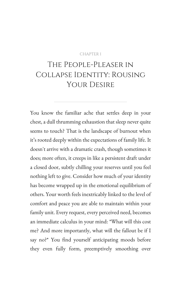 People-Pleaser in Collapse Approach to Family Expectations: Your Narrative Illuminated interior preview