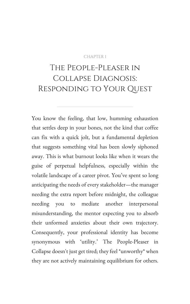People-Pleaser in Collapse Career Pivot: Essential Guide: Your Work Embodied interior preview