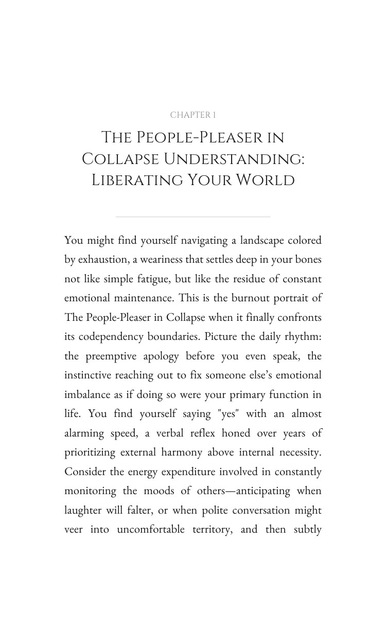 People-Pleaser in Collapse Codependency Boundaries Foundations: Reclaim Your Journey interior preview