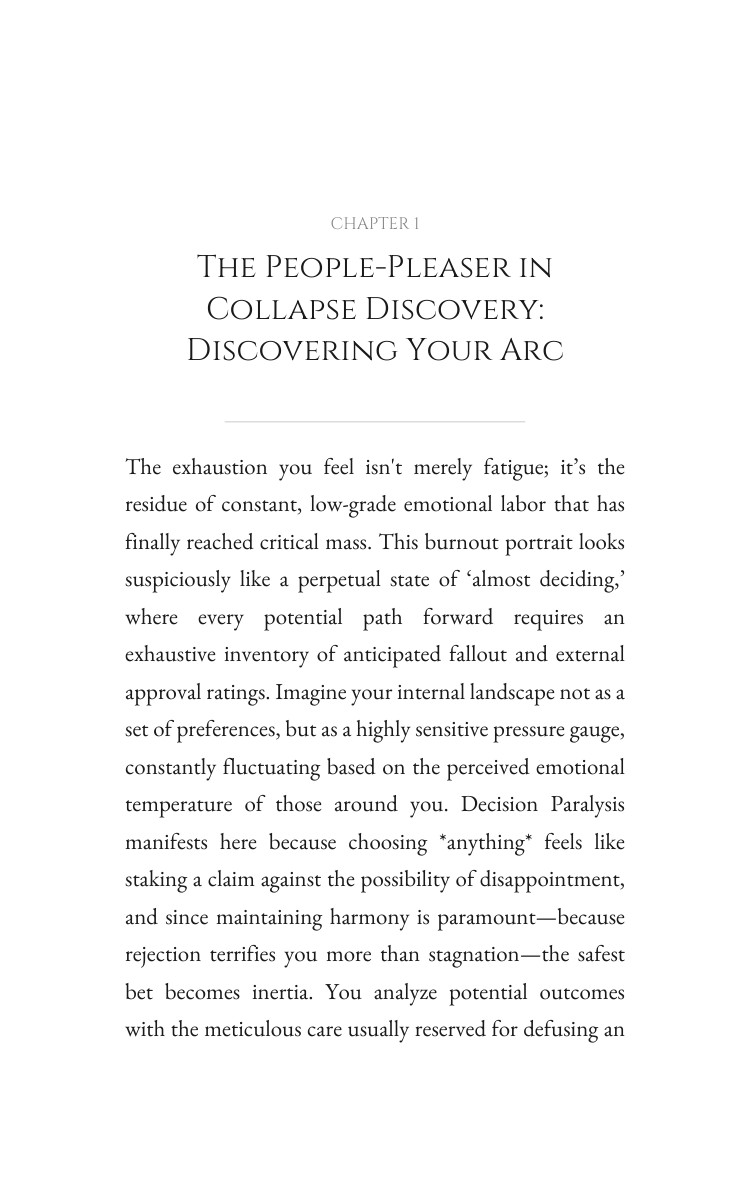 People-Pleaser in Collapse Decision Paralysis Cornerstone: Your Movement Path interior preview
