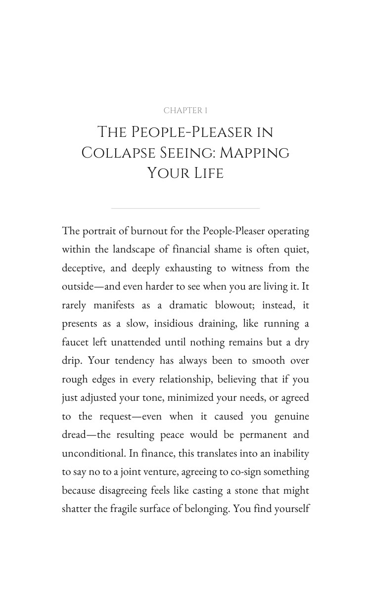 People-Pleaser in Collapse: Financial Shame Activation: Cultivate Your Excellence interior preview