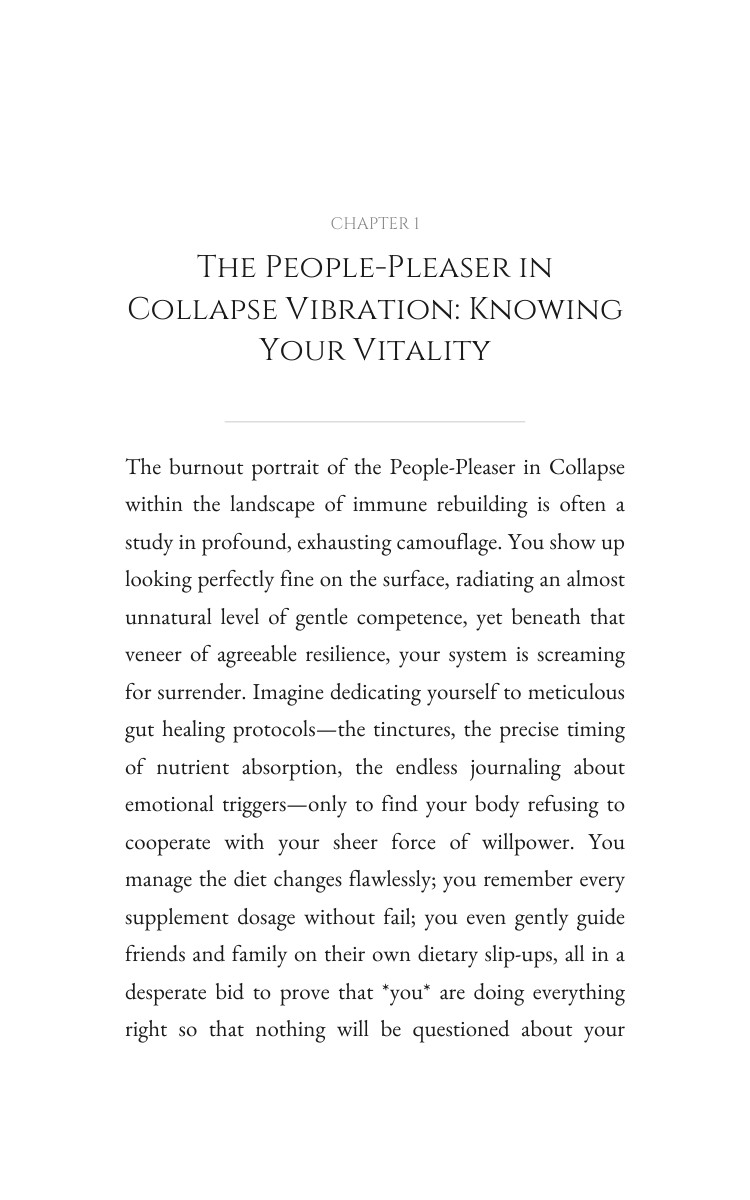 People-Pleaser in Collapse Immune Rebuilding: Practical Guide: Intensify Your Yearning interior preview