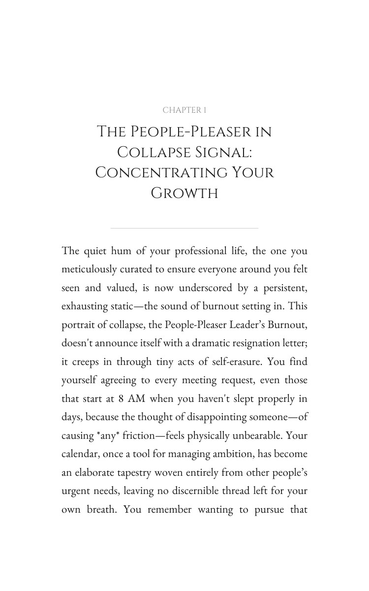 People-Pleaser in Collapse: Leadership Stress Ascension: Your Energy Catalyzed interior preview