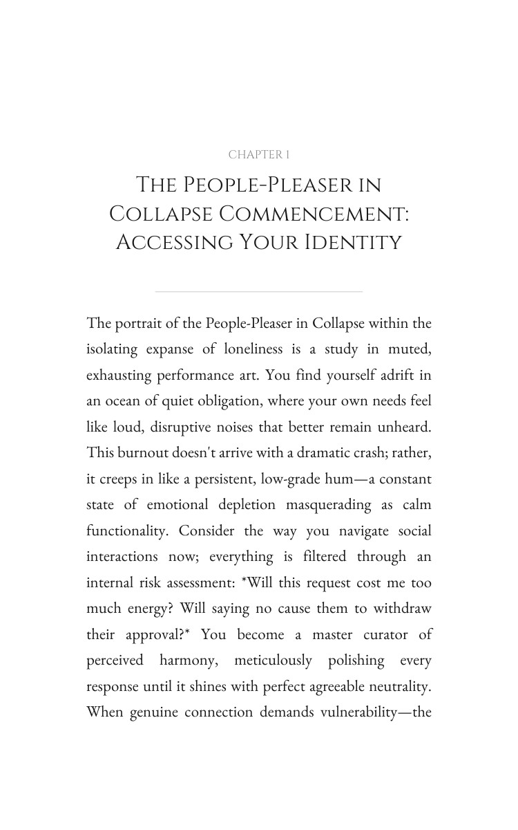 People-Pleaser in Collapse Loneliness Isolation: Your Success Map: Your Approach Strengthened interior preview