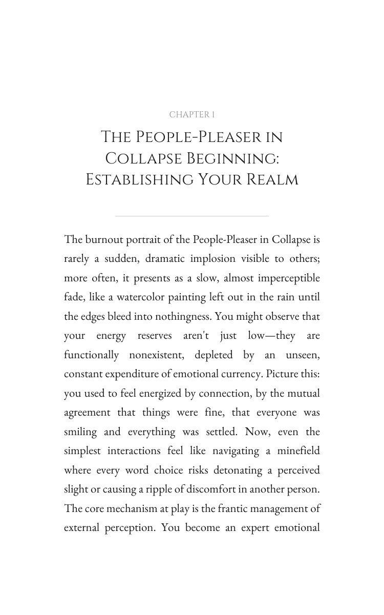 People-Pleaser in Collapse: Meaning Crisis Realization: Your Hope Synthesized interior preview