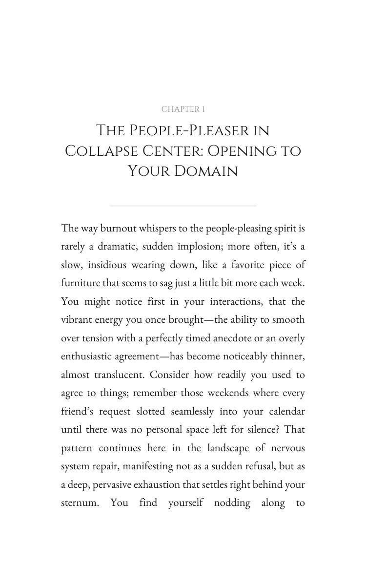 People-Pleaser in Collapse Nervous System Repair Encyclopedia: Your Metamorphosis Harmonized interior preview